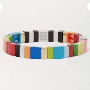 NWOT ROXANNE ASSOULIN Alphabet Soup enamel bracelet